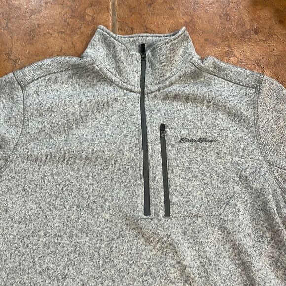Eddie Bauer Men's 1/4 Zip Classic Pullover Sweater radiator Fleece size XL - Picture 4 of 10